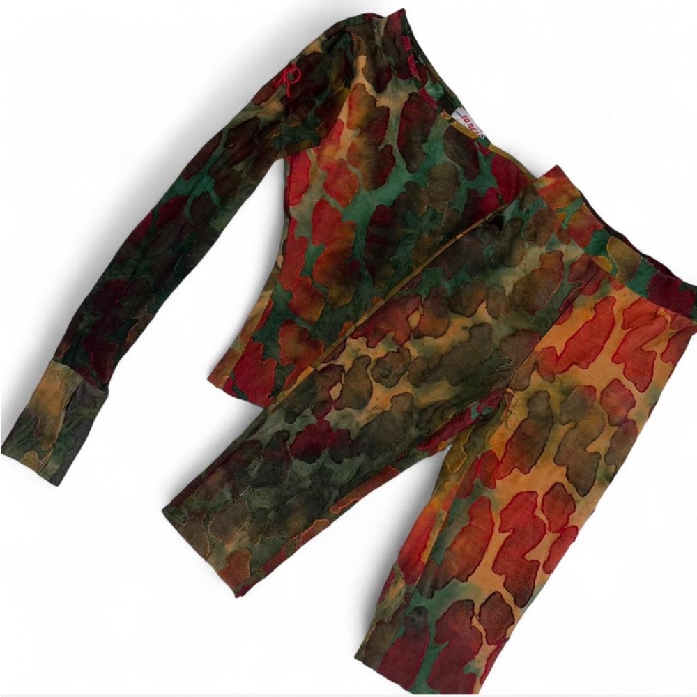 So Real Camouflage Top and Leggings Set